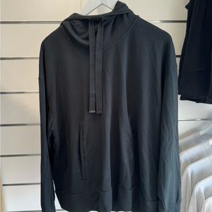 Banana Republic Hoodie with front pocket. Draw string hoodie pullover. Black